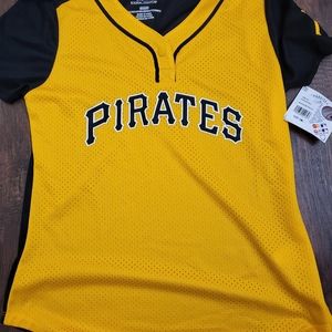 NWT Majestic Pirates jersey
